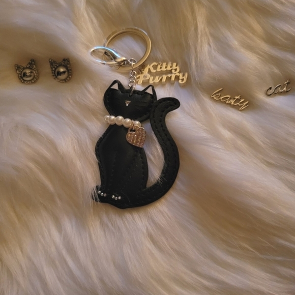 Katy Perry Collections Jewelry - Katy Perry Collection Earrings & Keychain Set